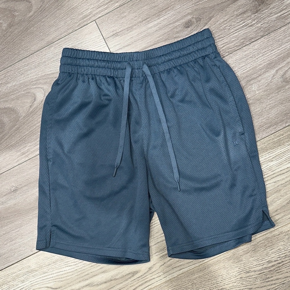 Hurley Dark Blue Athletic Shorts